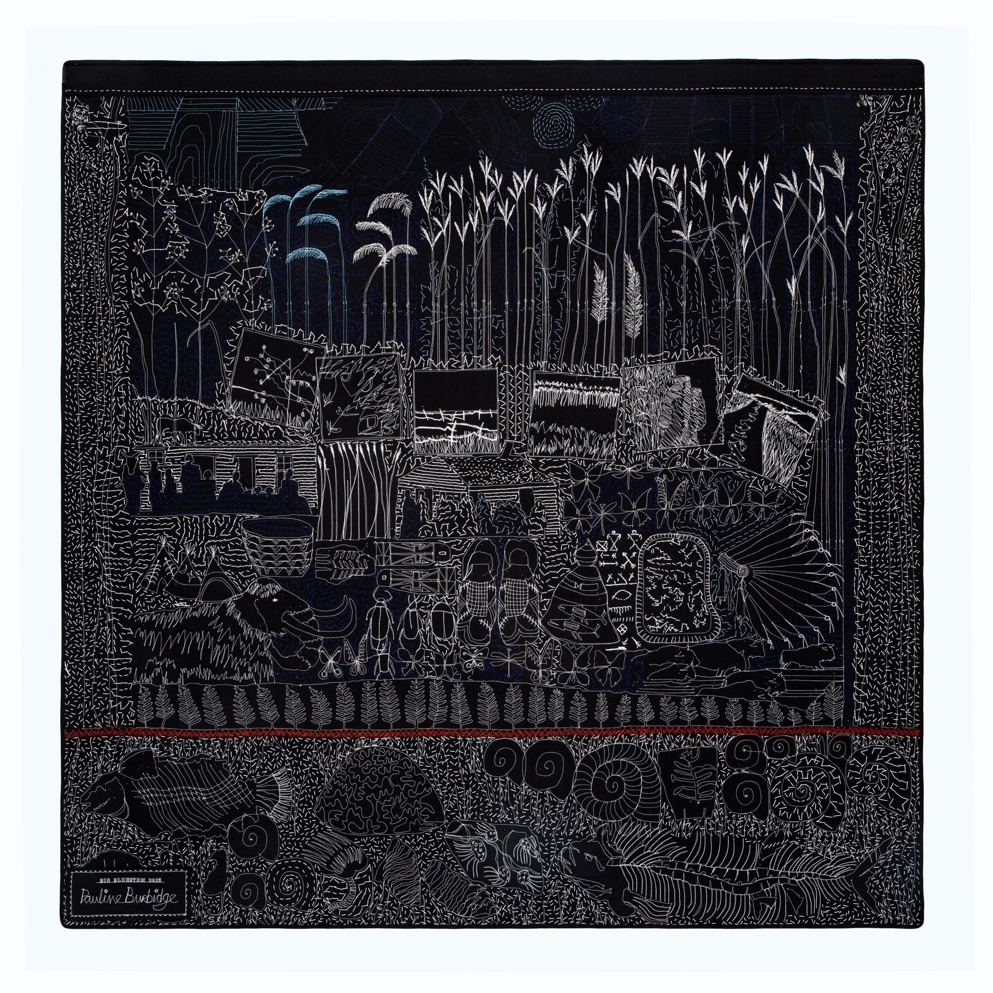 Big Bluestem quilt by Pauline Burbidge - September 2025