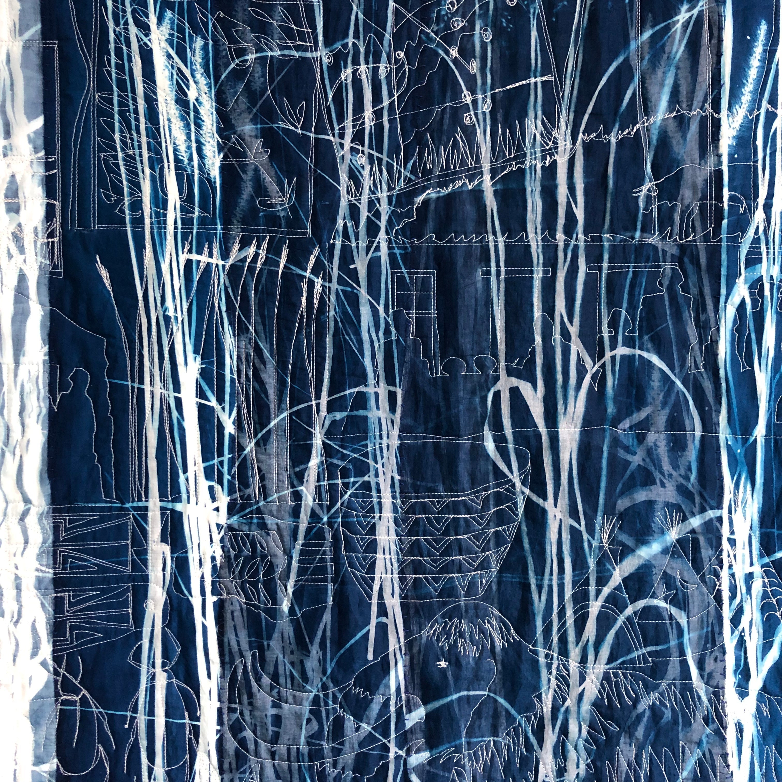 ‘Big Bluestem’ quilt, First report from Pauline Burbidge