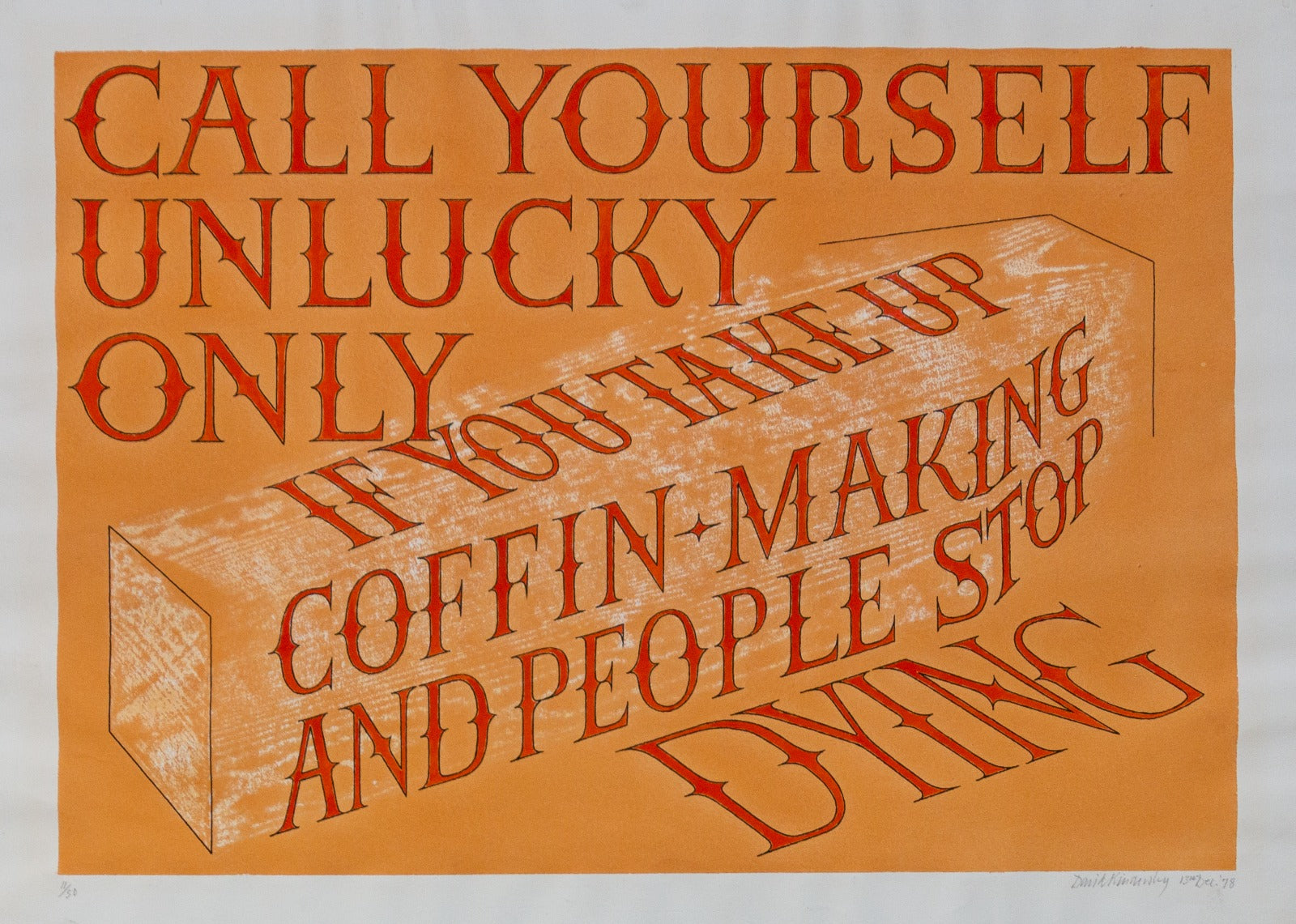 Cardozo Kindersley Workshop - Coffin-Making (Print)