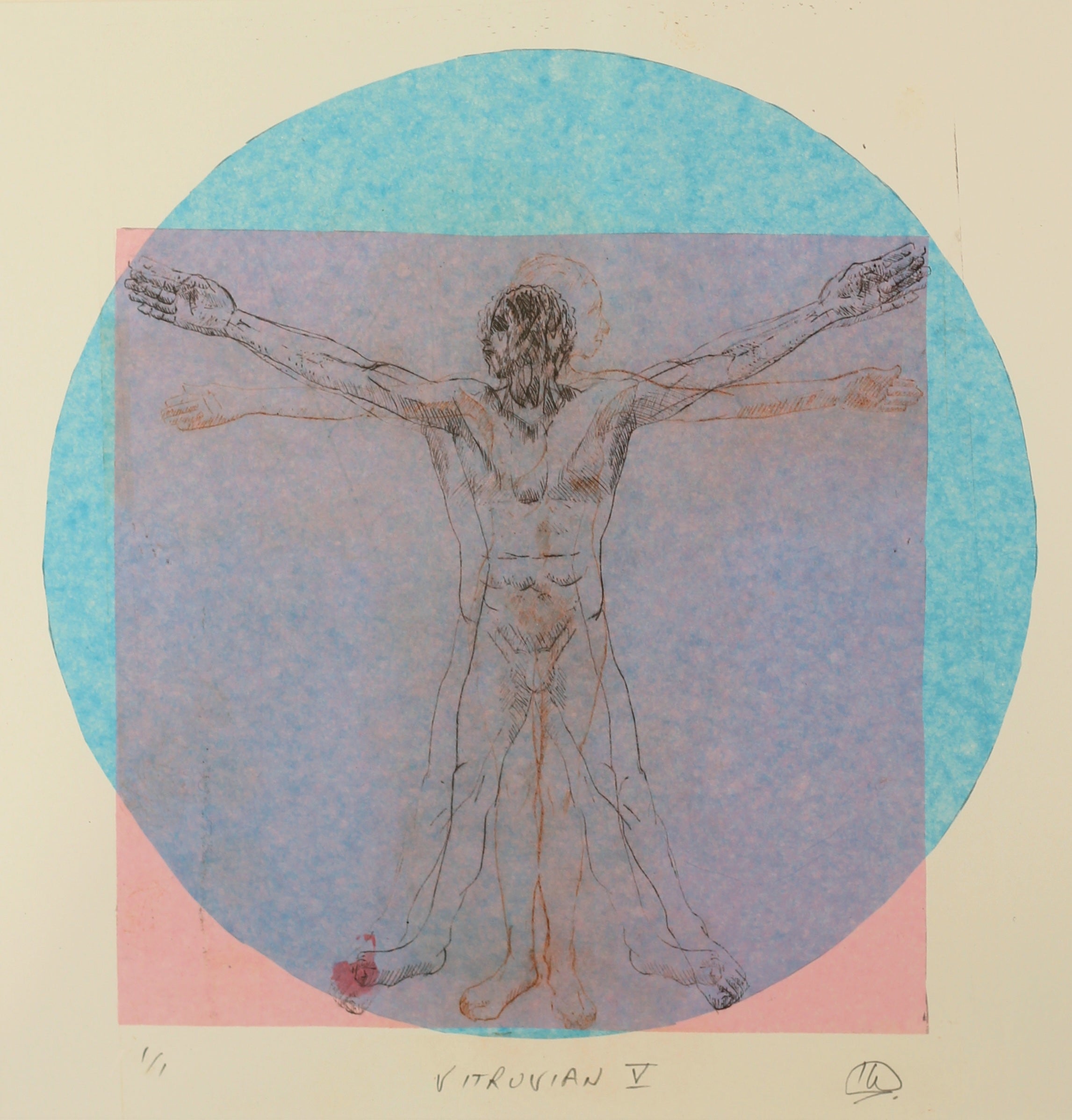 Ian Wolter - Vitruvian Signed Etching