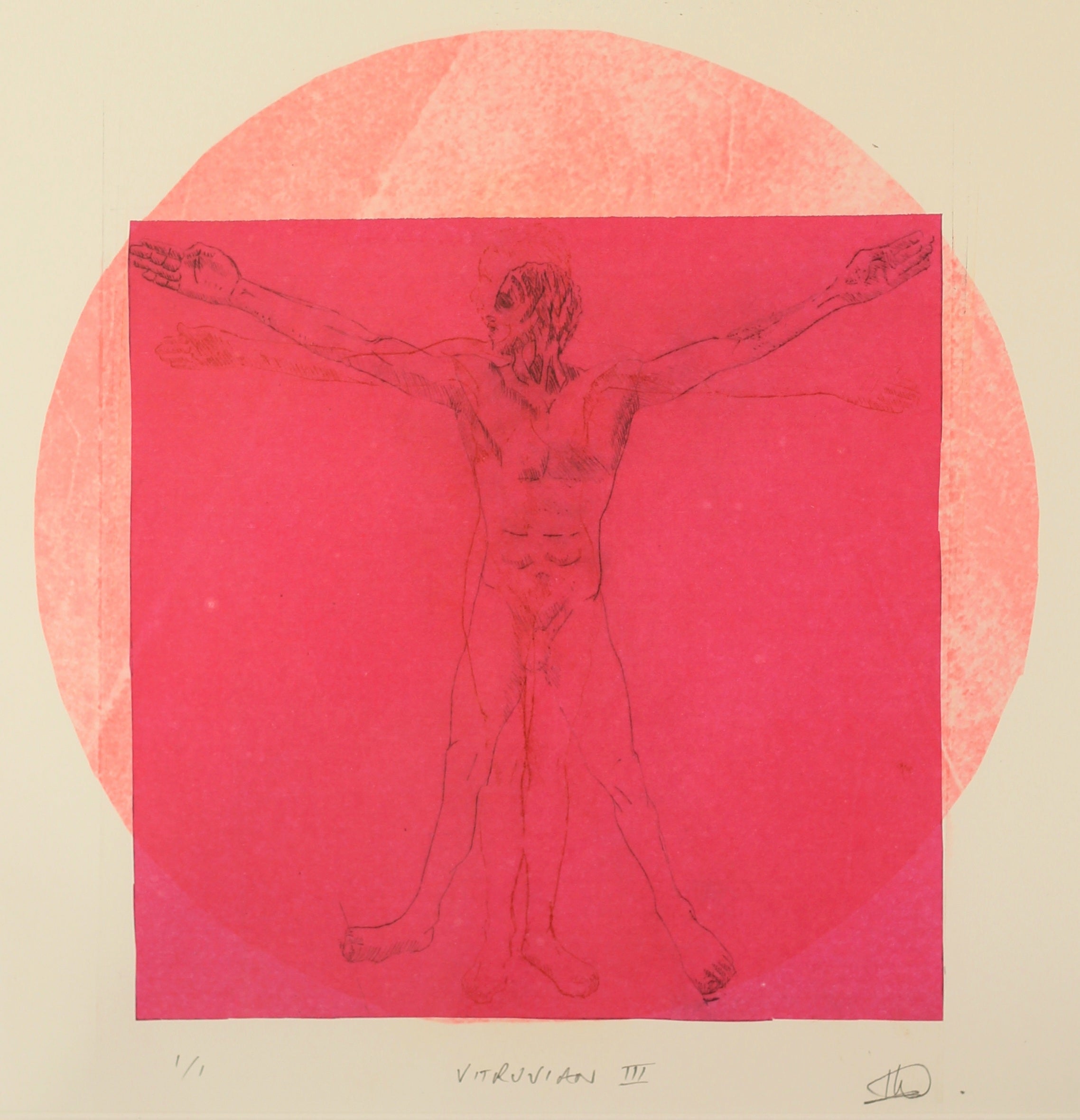 Ian Wolter - Vitruvian Signed Etching