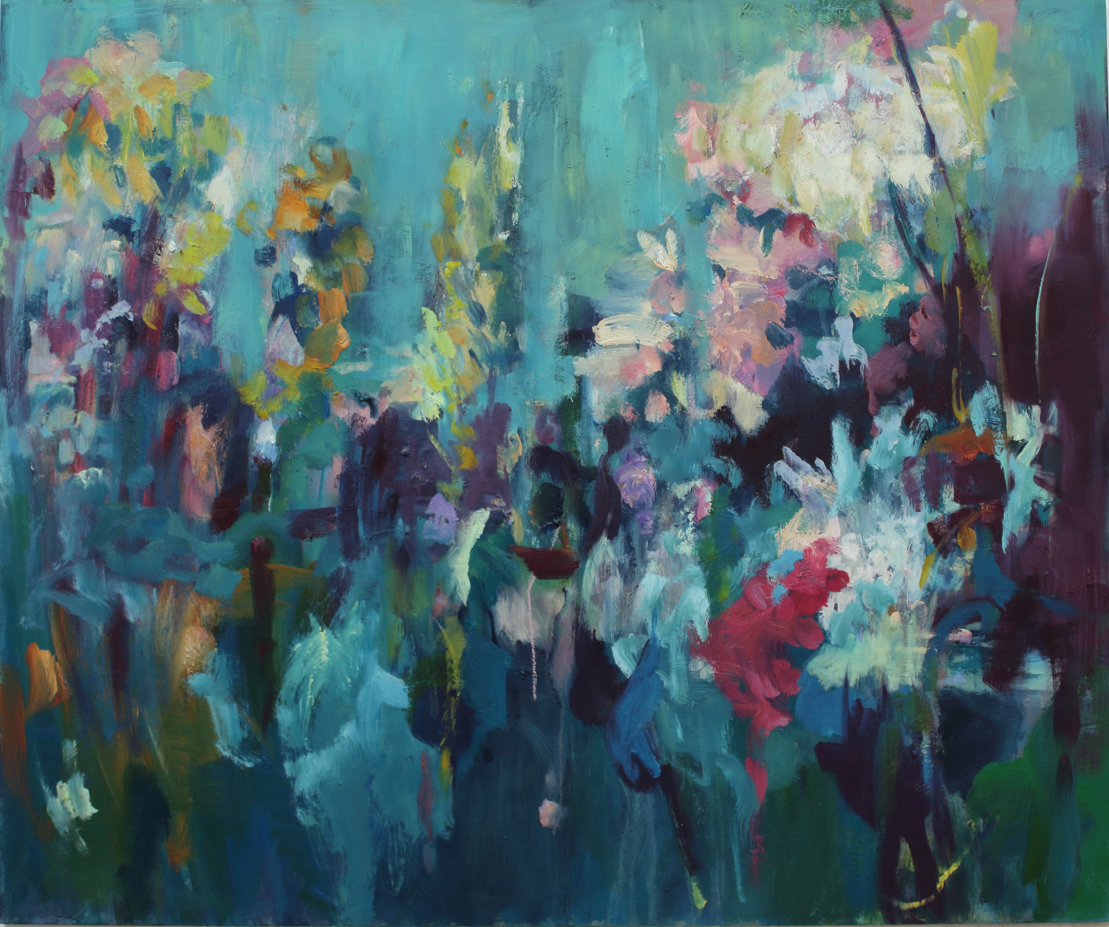 Jayne Sandys-Renton - Flowers and moon memories